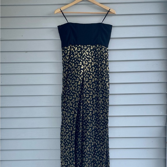 DVF Black and Gold Gown - Picture 7 of 14